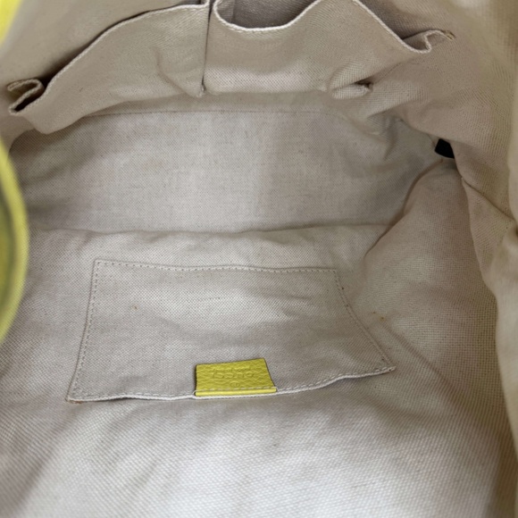 Gucci Cellarius Calfskin Medium Bamboo Backpack – Mimosa Flower - Picture 9 of 9